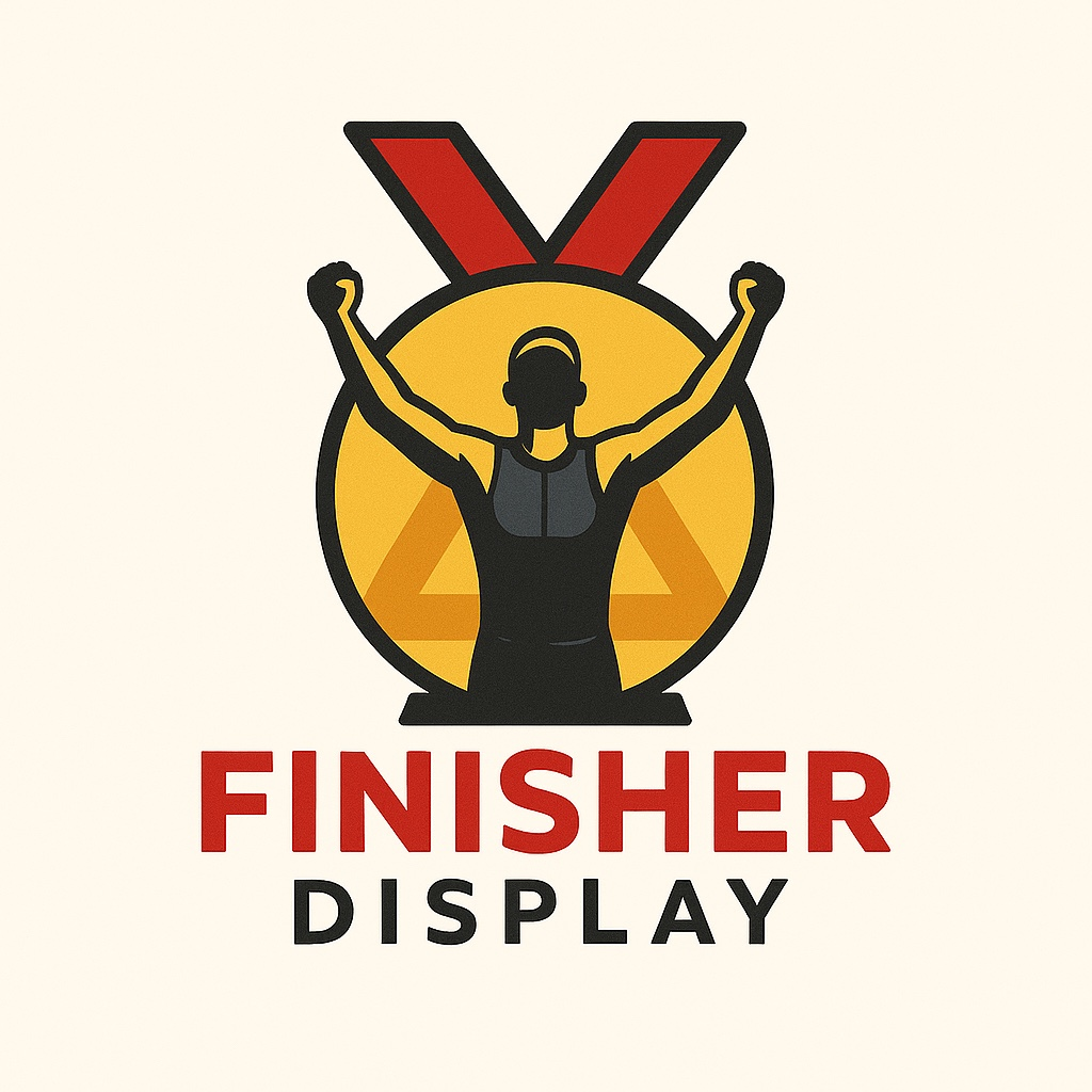 logo finisher display